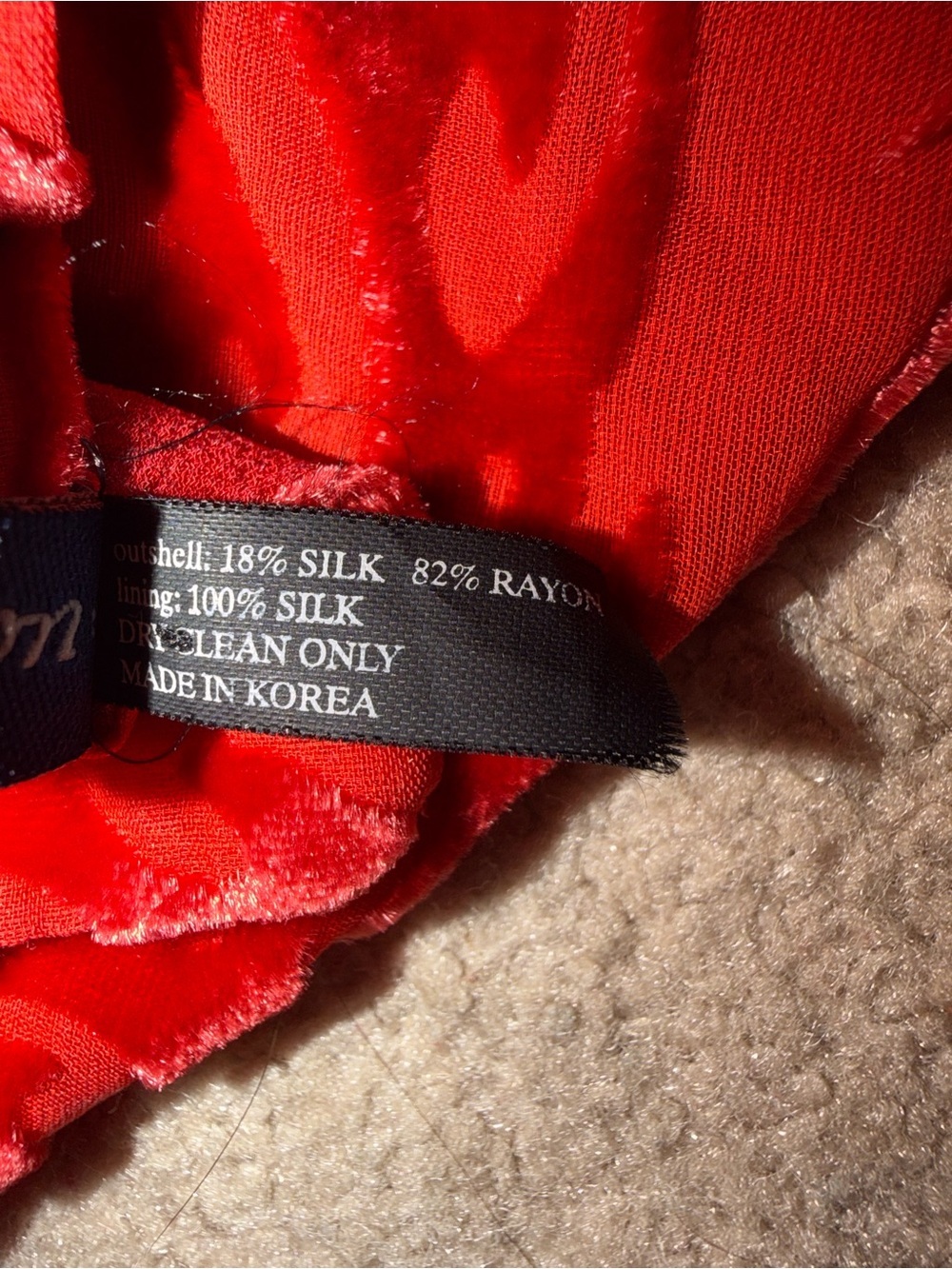 Vintage 90's Harley Davidson Flocked Flames Scarf - Picture 4 of 6